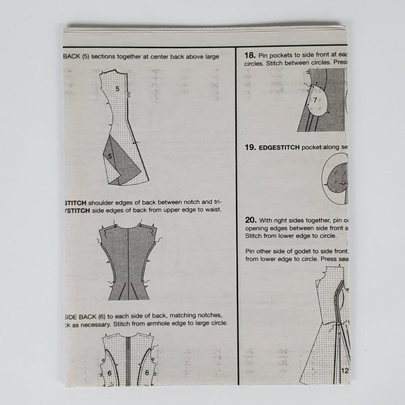 McCall's Misses Fit & Flare Costume Coats Sewing Pattern - Picture 10 of 11